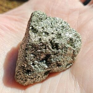 Pyrite Crystal Fools Gold Sparkling Raw Natural Golden Lucky